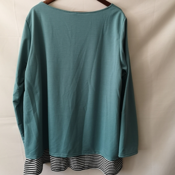 Women's Gracila Long Sleeve w Cat Design 5xl New - Picture 4 of 5